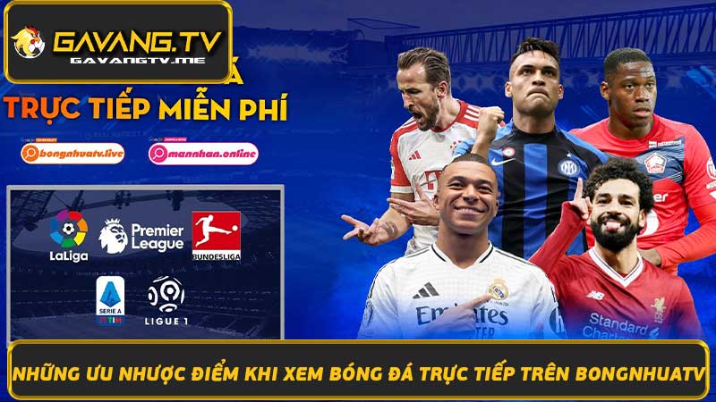 Xem Bóng Đá Trực Tiếp Bongnhuatv - Miễn Phí & Chất Lượng